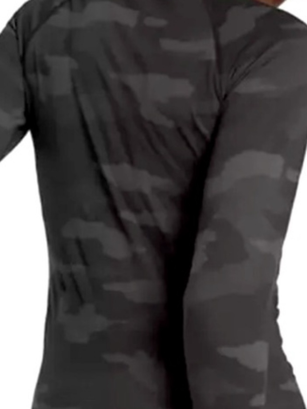 Athleta "Freestyle rash guard performance top in camo" NWOT - Picture 4 of 10